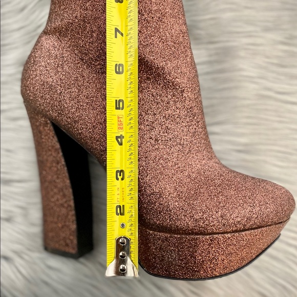 DV by Dolce Vita Red/Brown/Bronze Platform Boots - Picture 6 of 8